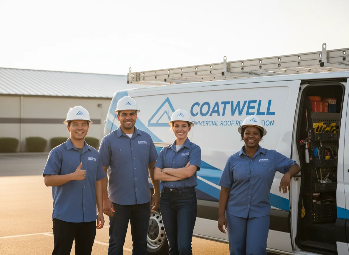 Commercial roof coating company in Sumner, TX